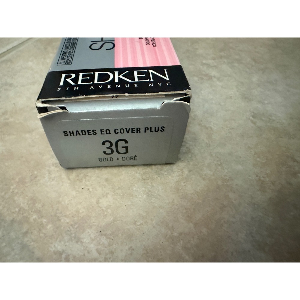 Redken Shades EQ Cover Plus 3G Gold Brightening Conditioning Color Cream hair